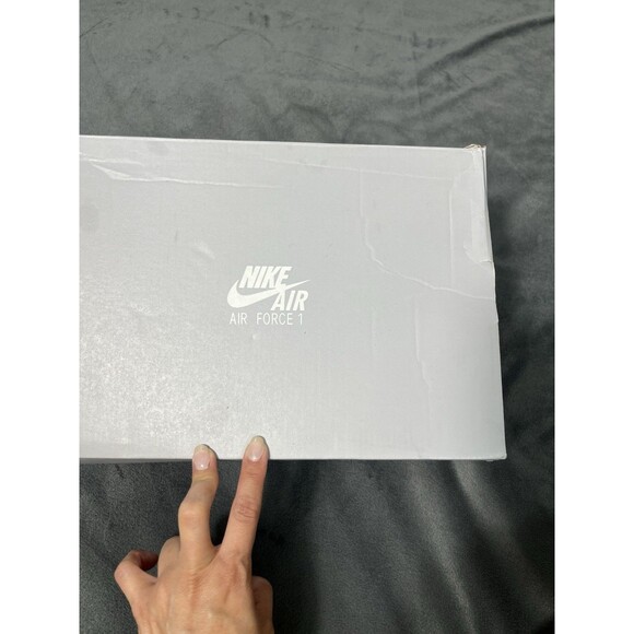 Nike Air Force 1 Low women’s White and Blue Sz 5.5 Y - Picture 12 of 12